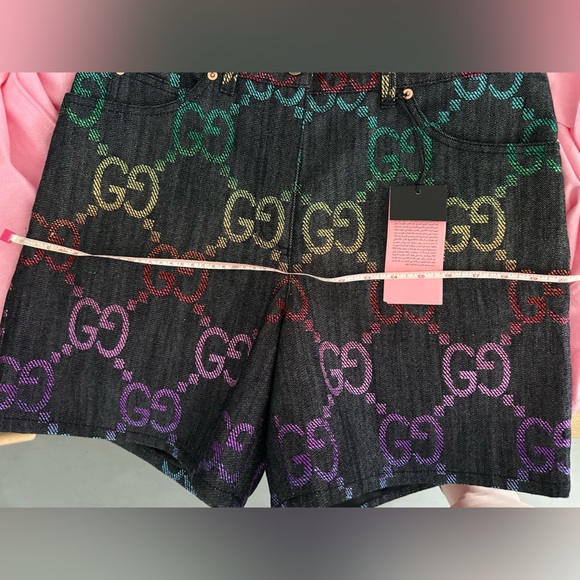 Gucci Garden Denim Shorts ~ new ~ - Picture 10 of 10
